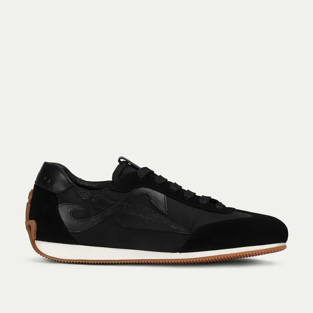 Cesare Paciotti Myron sneakers negri piele cu pânză