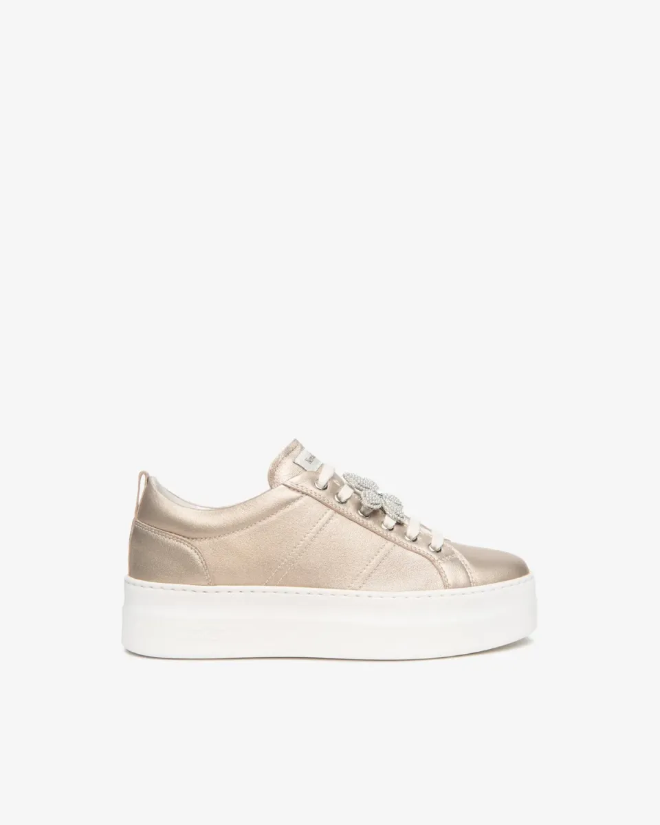 NeroGiardini Sneakers Piele Dama cu Branț Dry-Go Memory