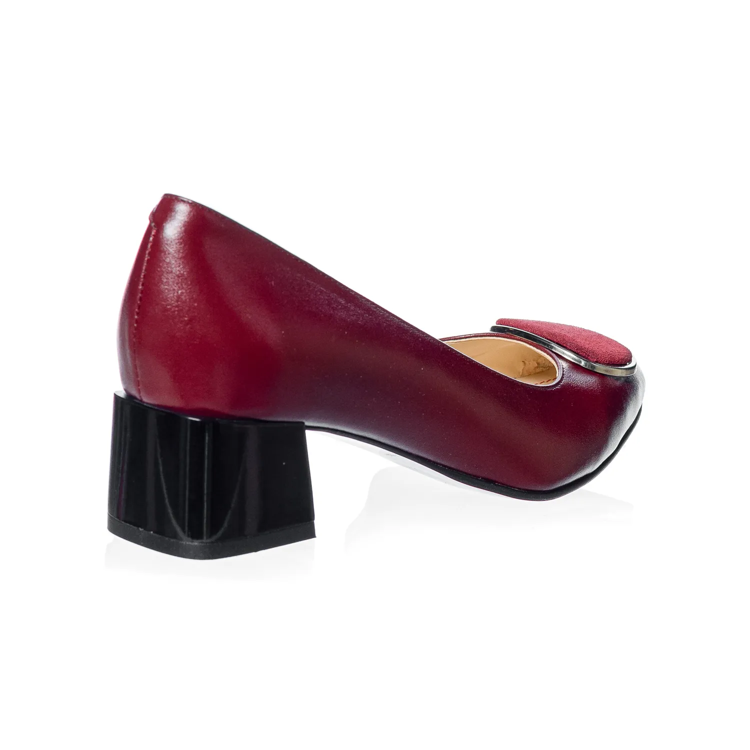 Catinca Shoes A21 BBA pantofi dama piele bordo