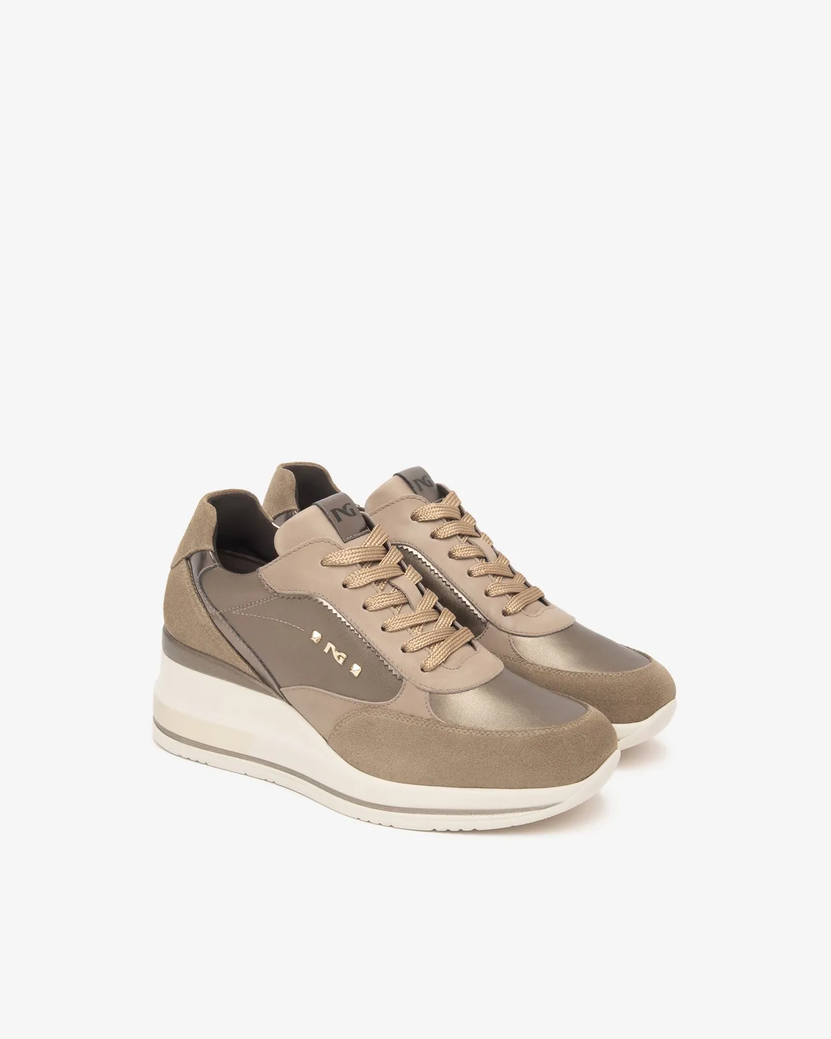 NeroGiardini sneakers piele dama cu brant Memory