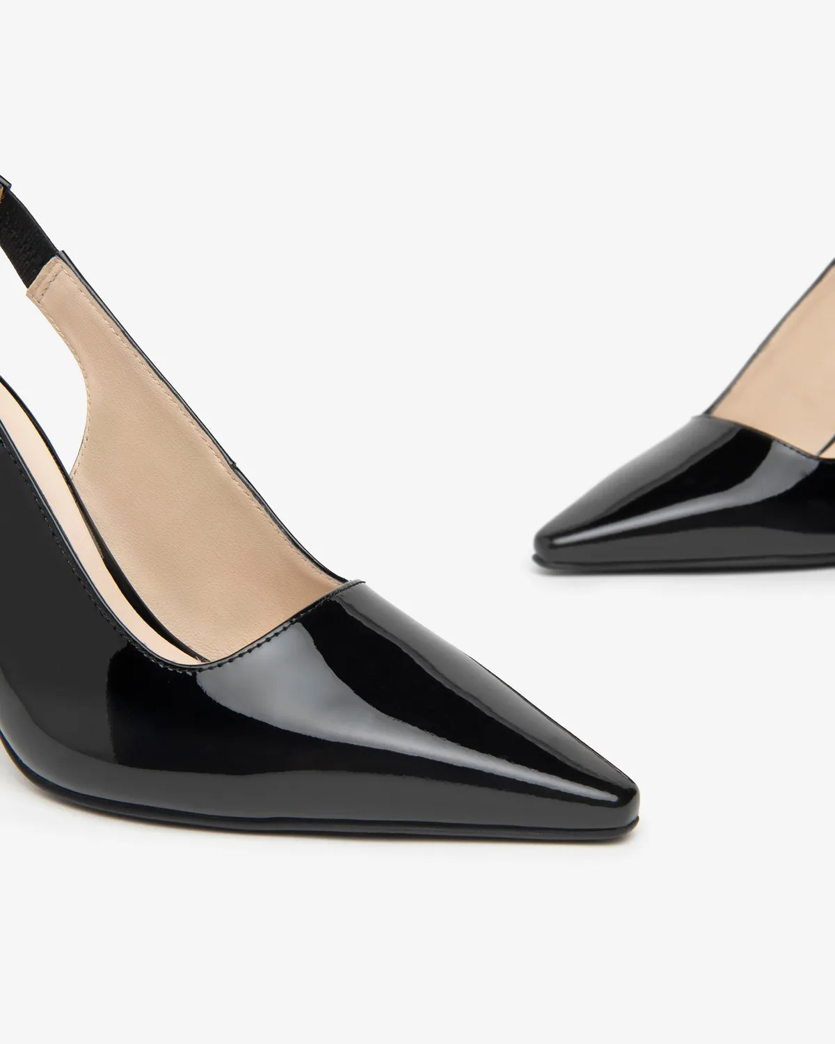 NeroGiardini Pantofi slingback lac dama toc elegant
