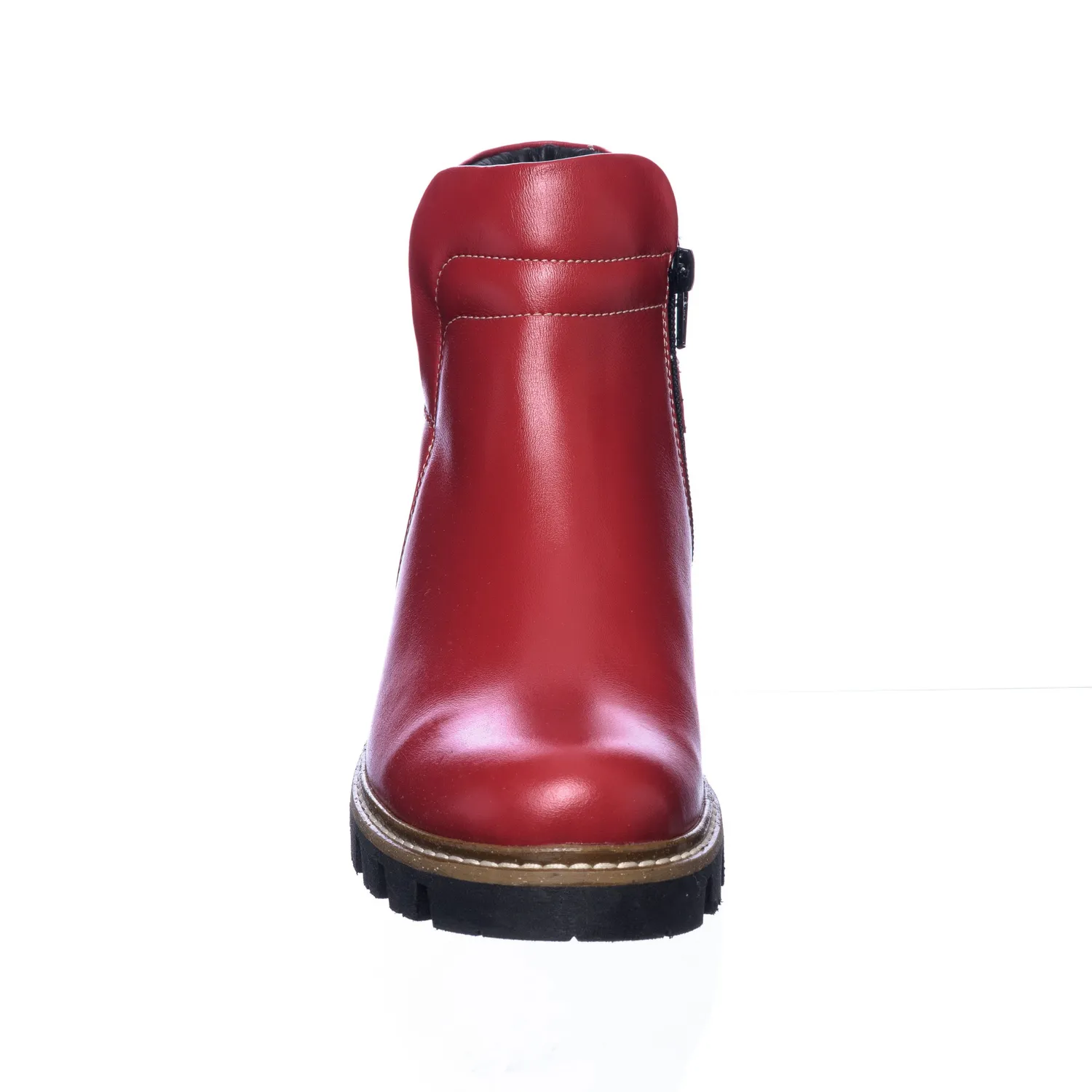 Catinca Shoes GX37 ROB bocanci dama piele rosie box