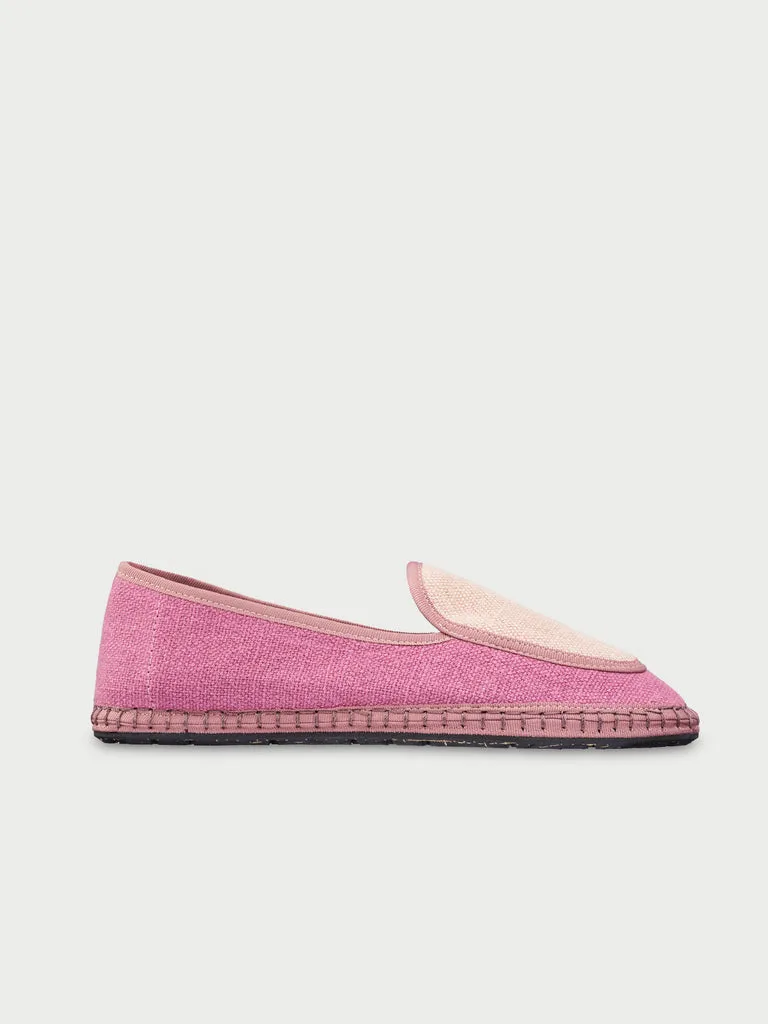 Flagelus Ise mocasini roz din in cu piping