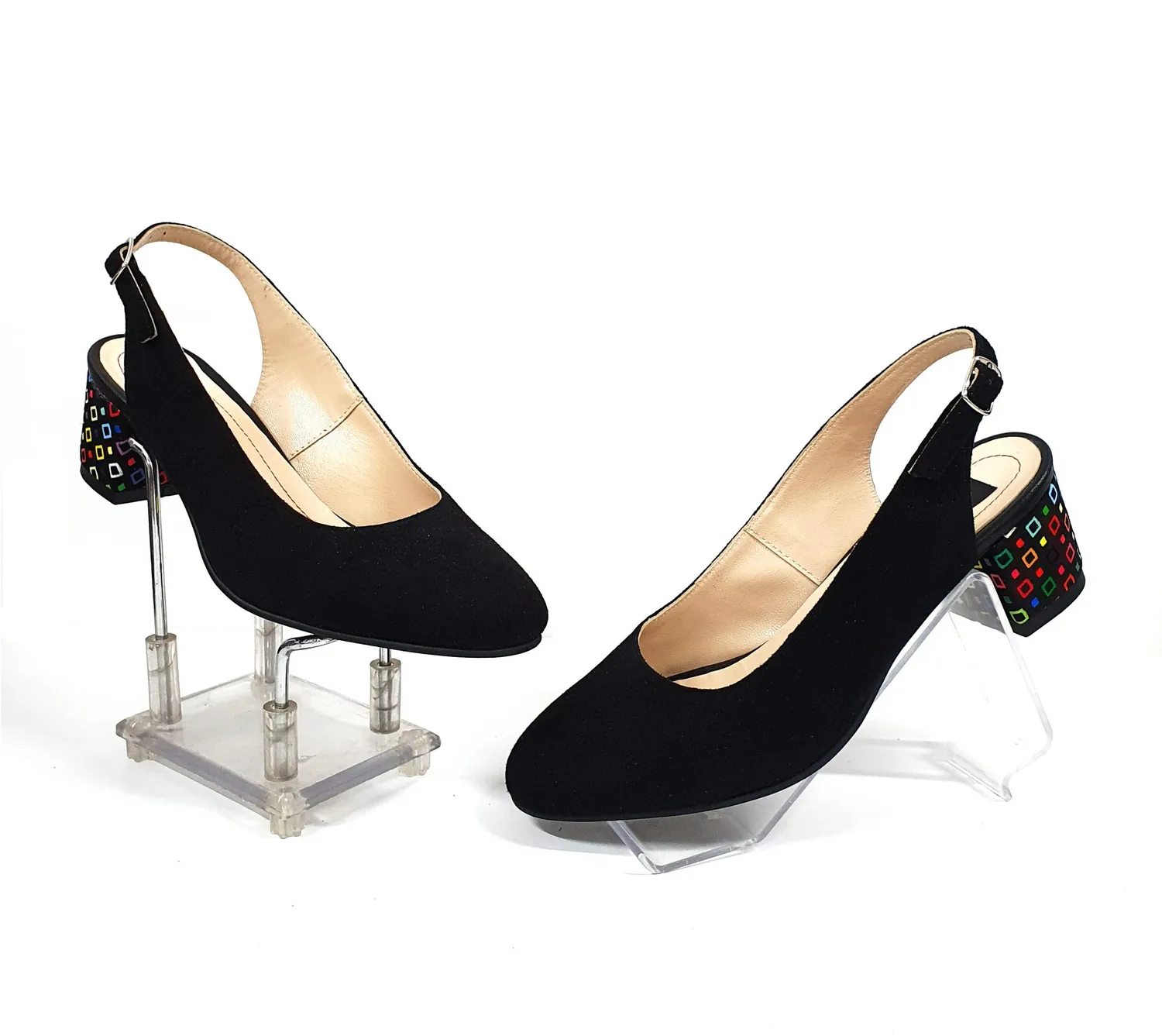 Catinca Shoes A77 NAPC sandale damă negru antilopă