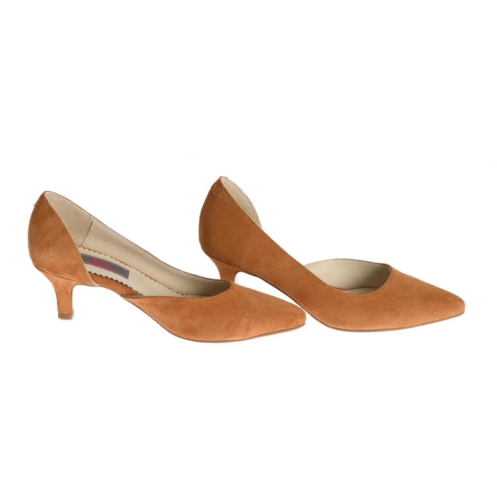 Ana Urbana Shoes Denver pantofi camel piele