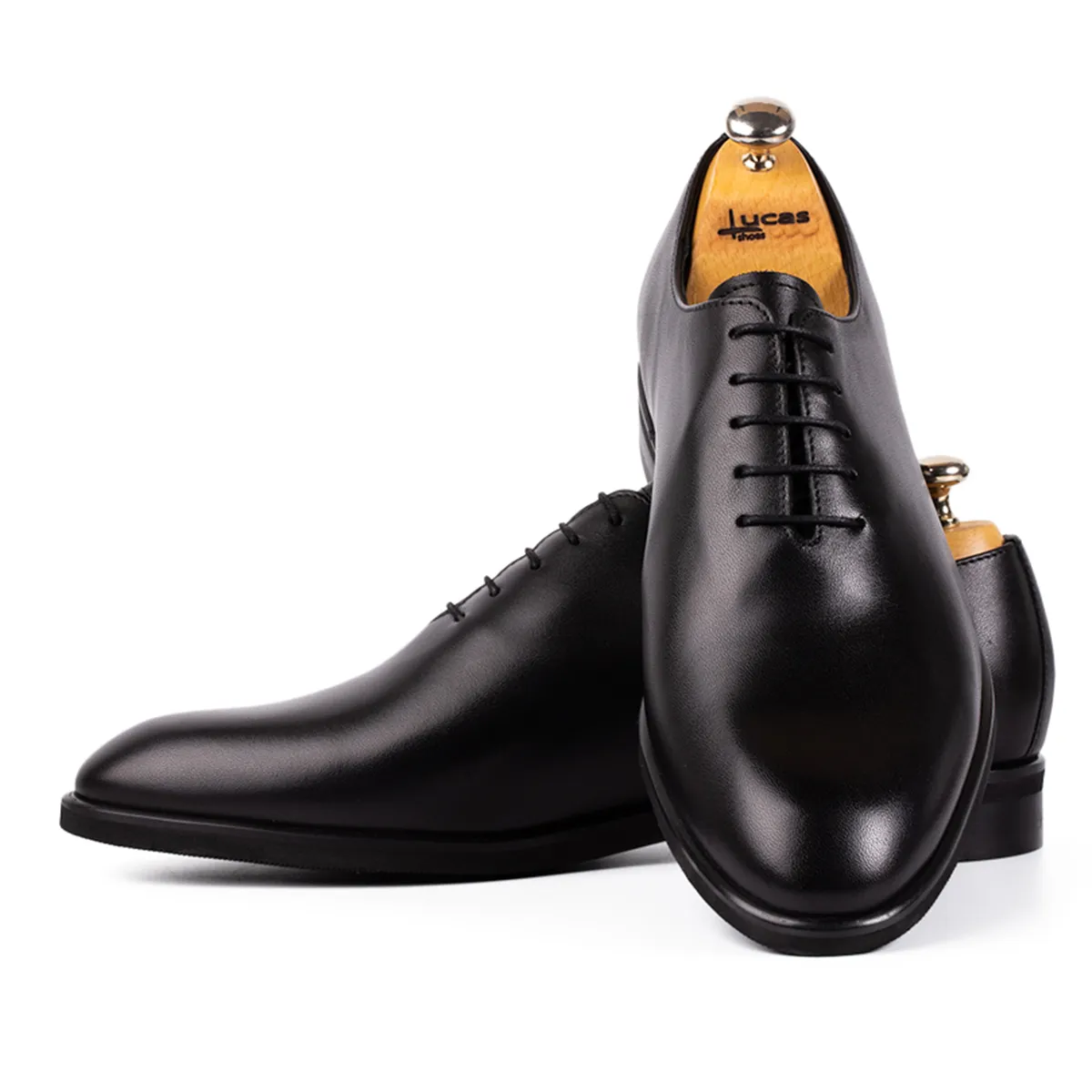 Lucas Shoes Elegant 902 pantofi negru piele naturală