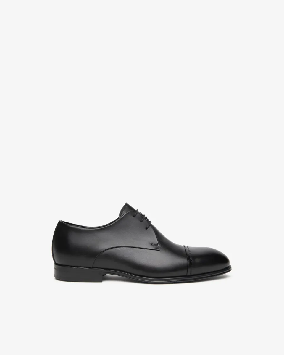 NeroGiardini pantofi derby barbati piele vitel