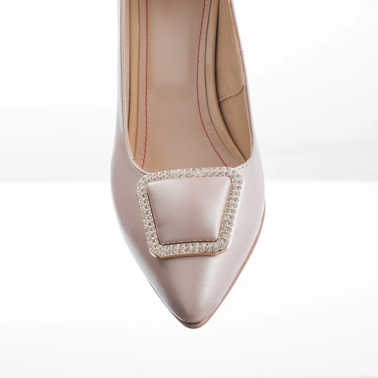 Catinca Shoes A61 CA pantofi damă capucino piele
