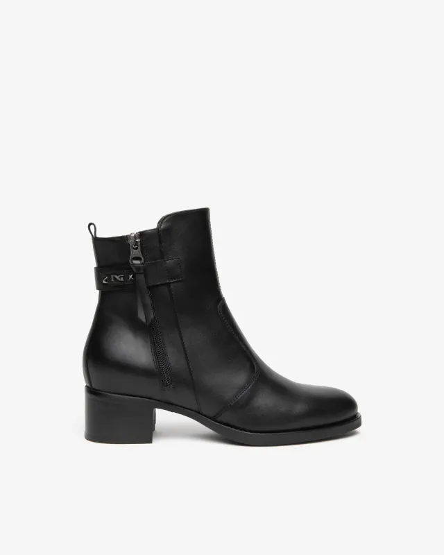 NeroGiardini ghete piele dama toc 40 mm