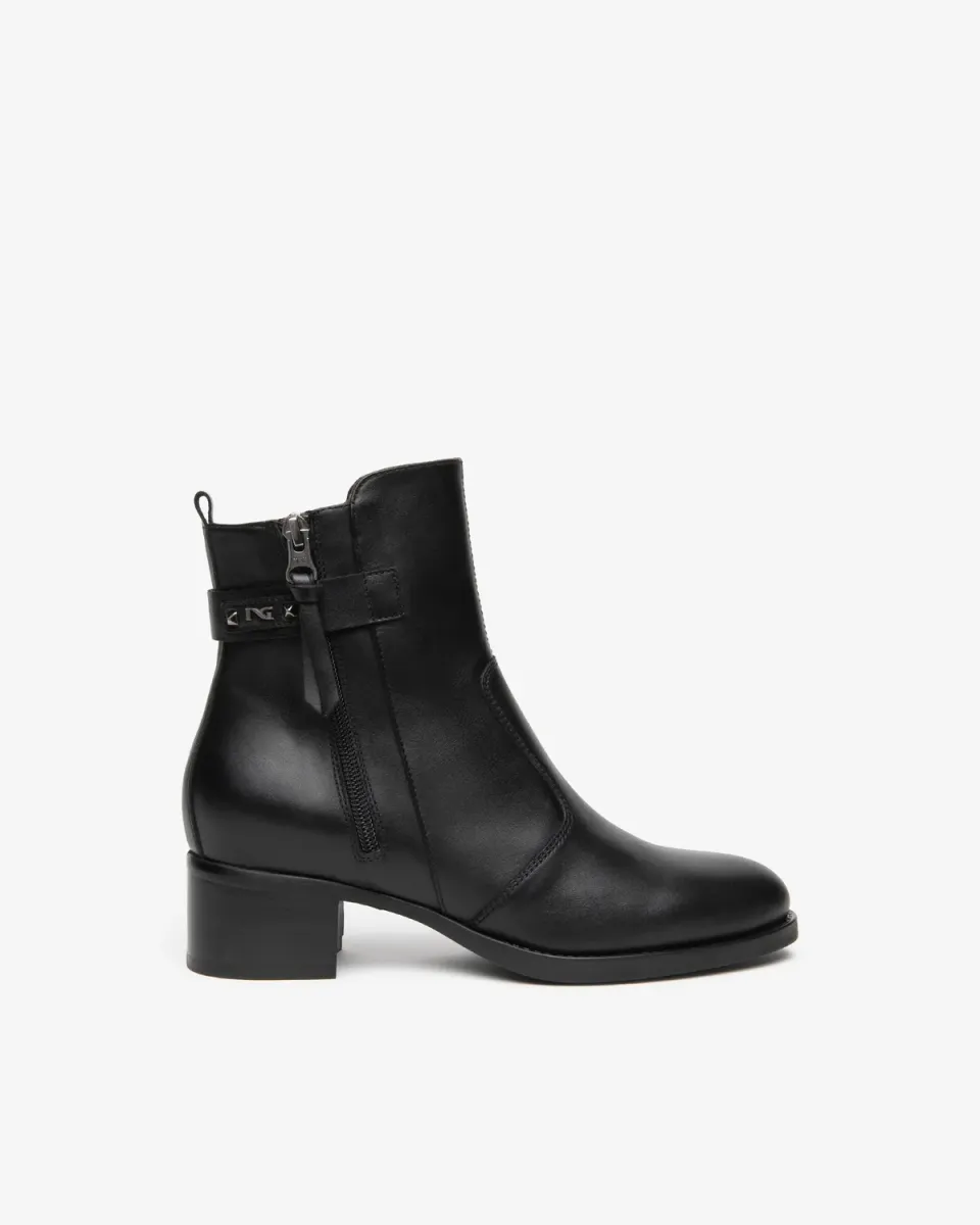 NeroGiardini ghete piele dama toc 40 mm