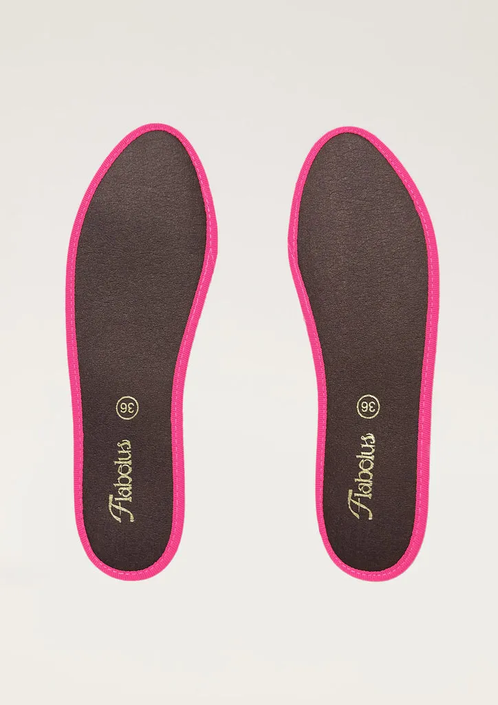 Flagelus Francie Fuchsia brant pantofi negru