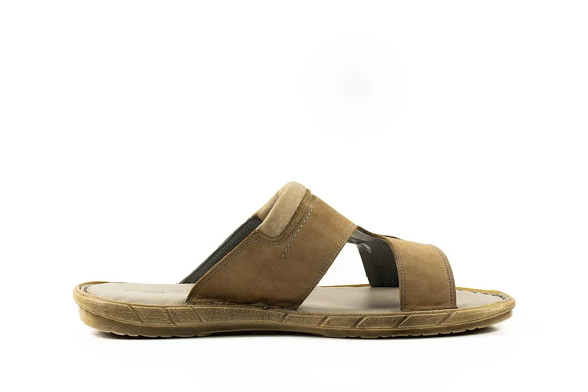 Lucas Shoes 300 sandale bej piele talpa joasa