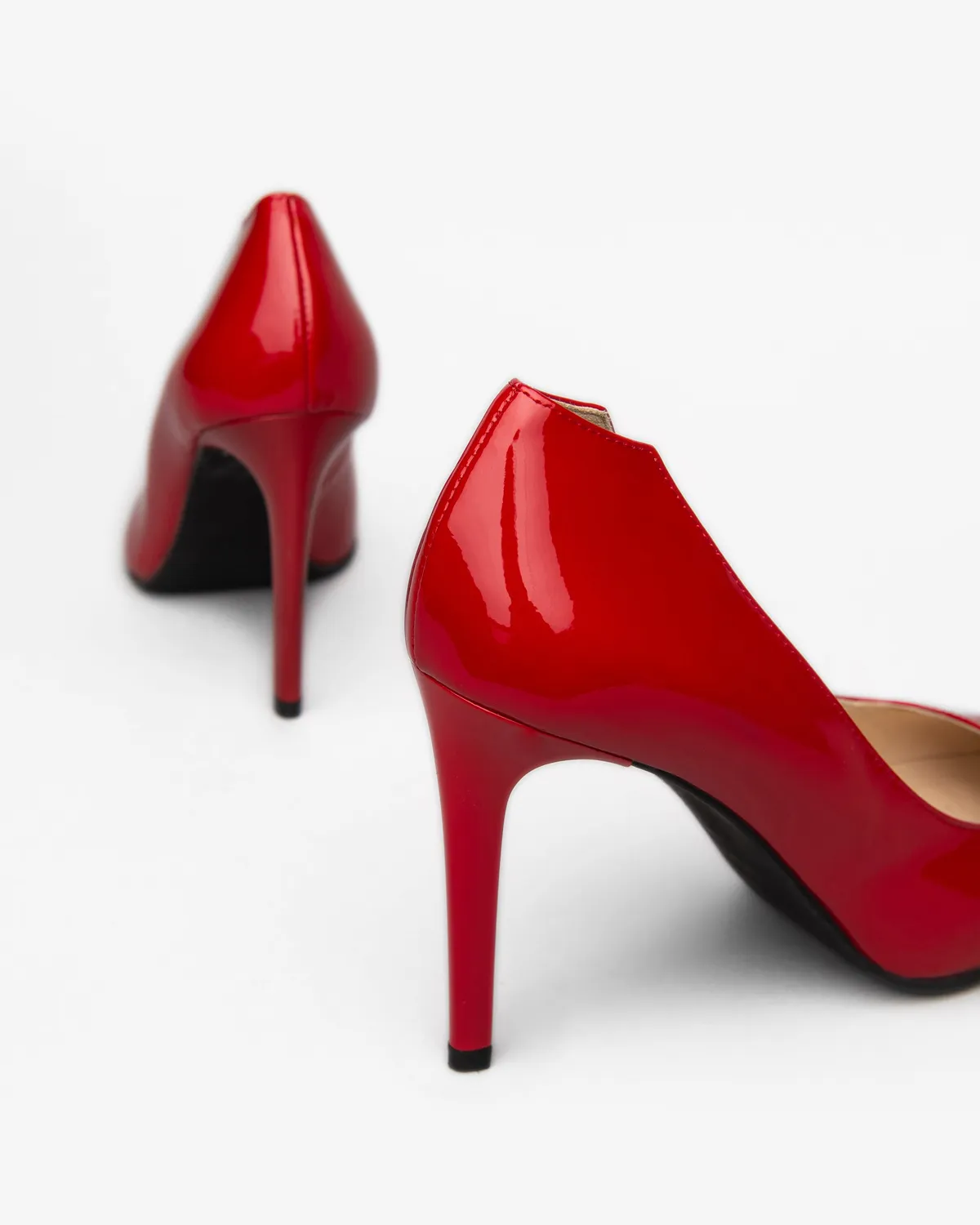 Pantofi piele lacuita dama NeroGiardini stiletto 9,5 cm