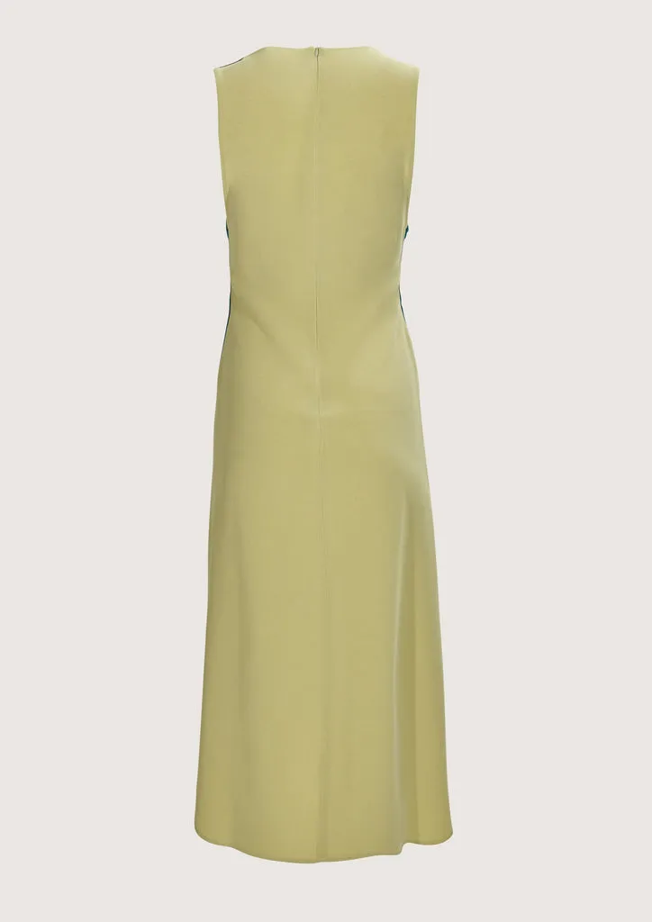 Flagelus Tennis Green Dress rochie midi verde