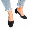 Catinca Shoes T9 N pantofi dama piele neagra perforata