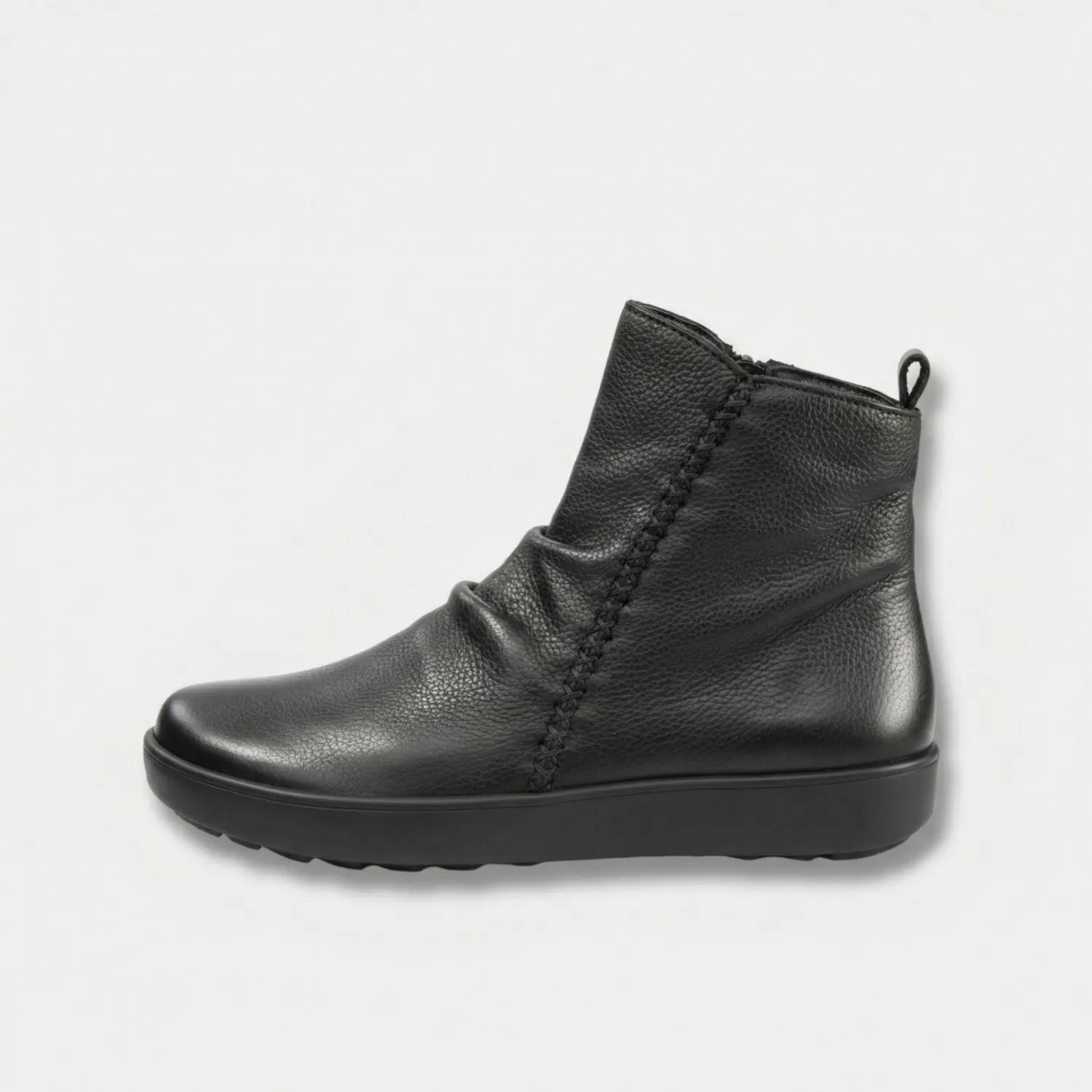 BÄR Lifestyle Merle botine damă negre cu pâslă