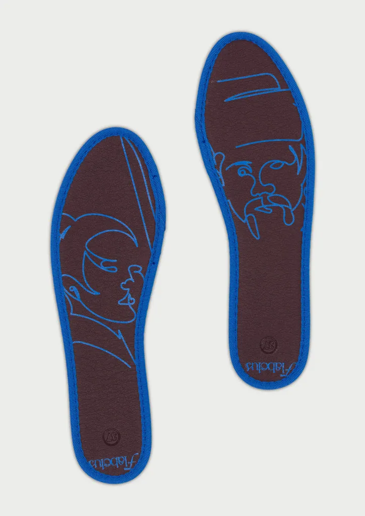Flagelus Mulan Insole branturi albastre Arnedry