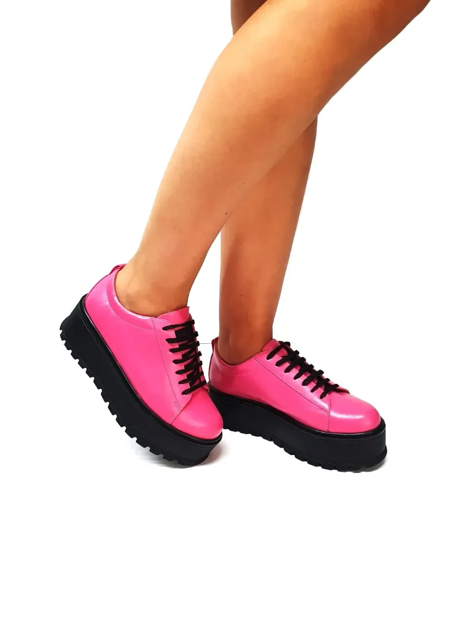 Catinca Shoes X3 RZ pantofi dama roz piele naturala