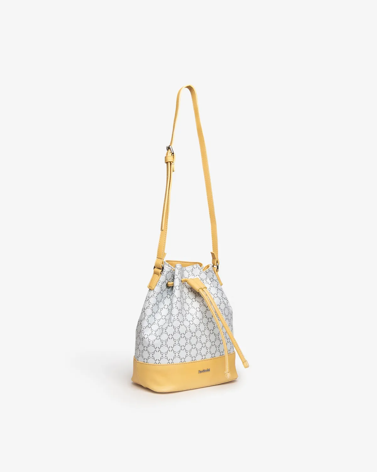 NeroGiardini geanta bucket textil monograma unica