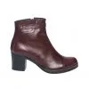 Catinca Shoes 80 B ghete damă piele naturală bordo