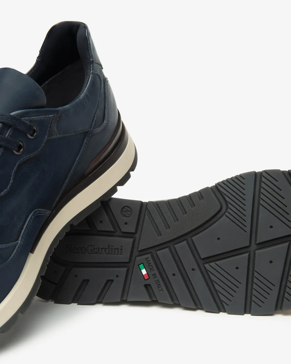 NeroGiardini sneakers barbati piele confort zilnic