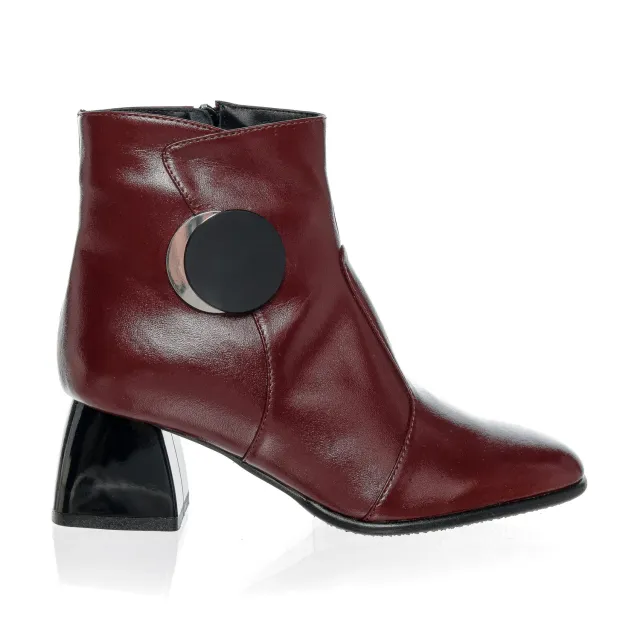 Catinca Shoes GX61 BB ghete dama piele bordo box
