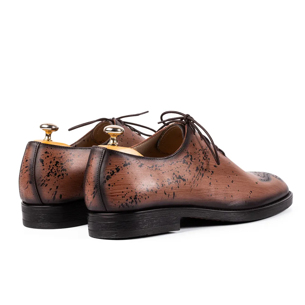 Lucas Shoes 900 pantofi eleganti barbati coniac piele