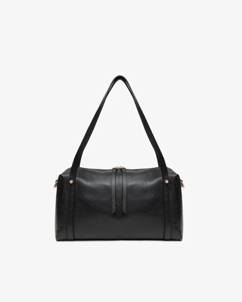 NeroGiardini geanta bowler dama piele cu piton