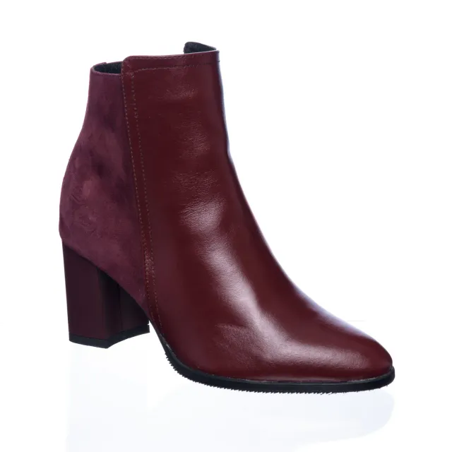 Catinca Shoes GX31 BBA ghete dama piele bordo box