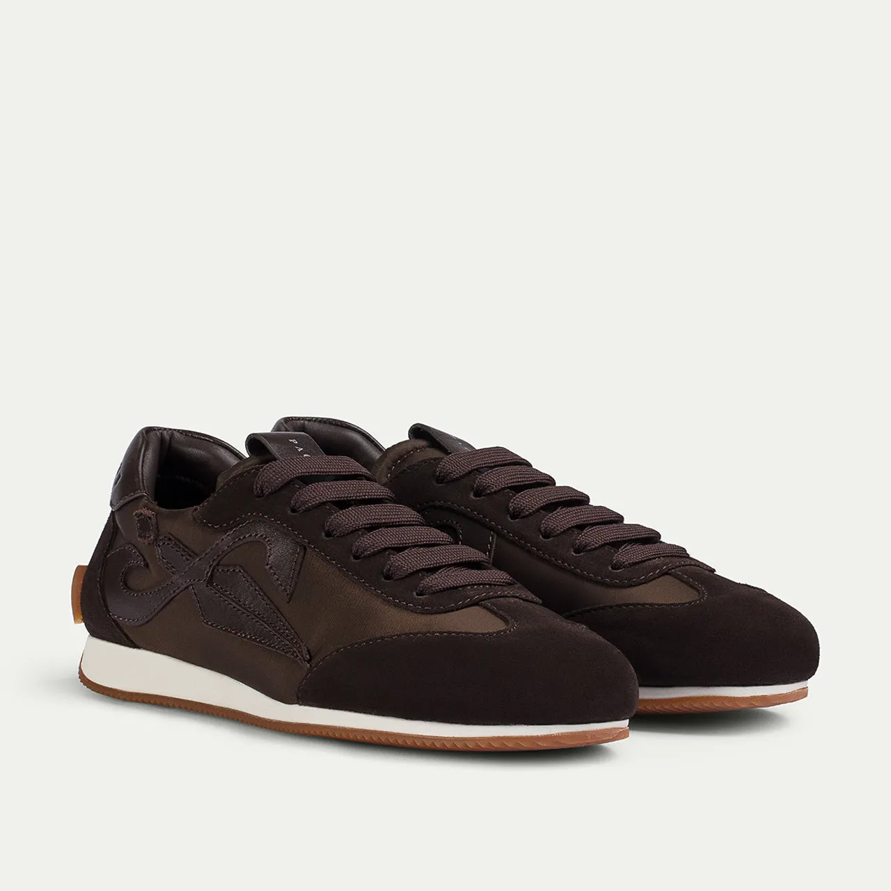 Cesare Paciotti Myron sneakers damă maro piele întoarsă