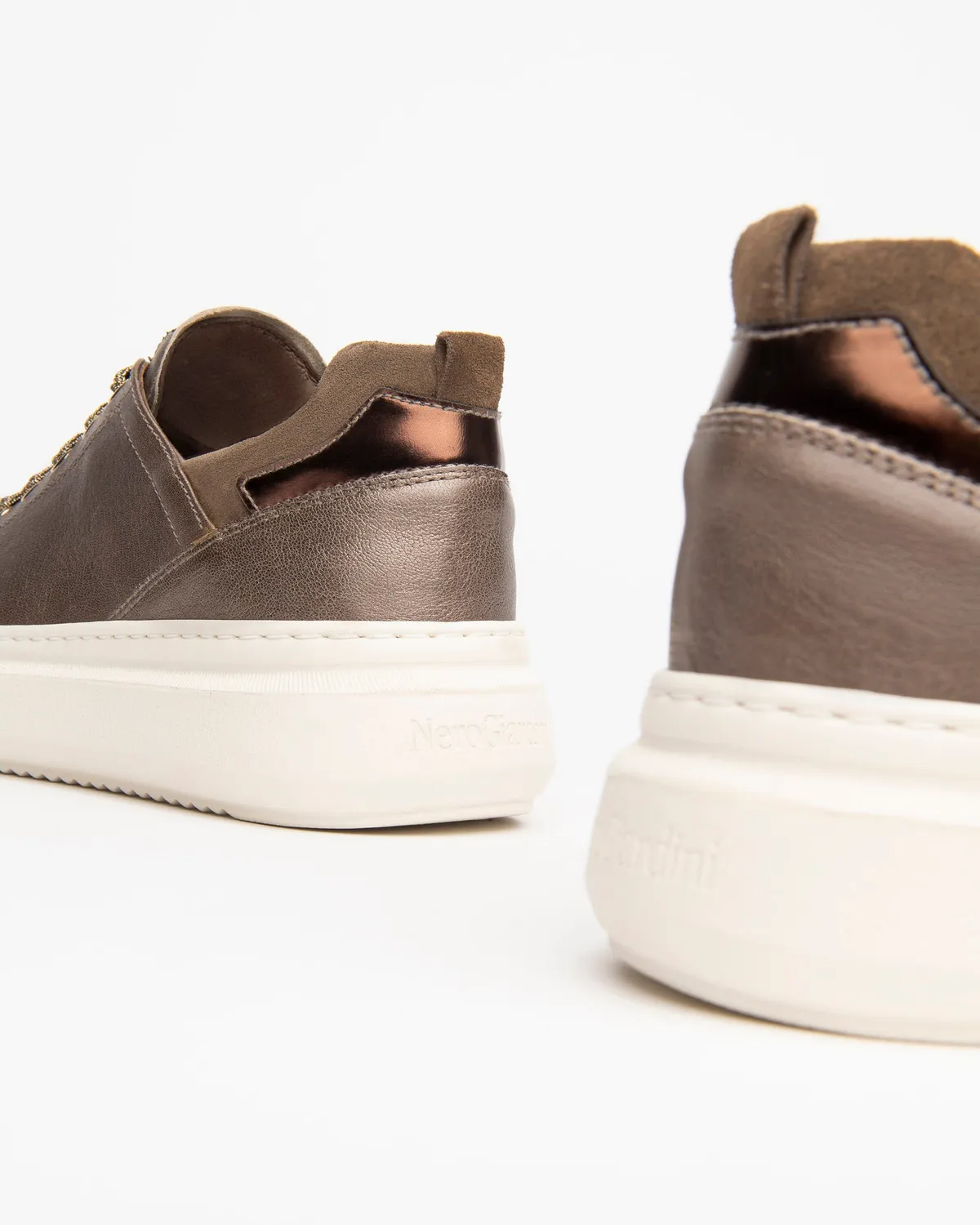 NeroGiardini Sneakers Piele Dama Platforma 4cm Animal