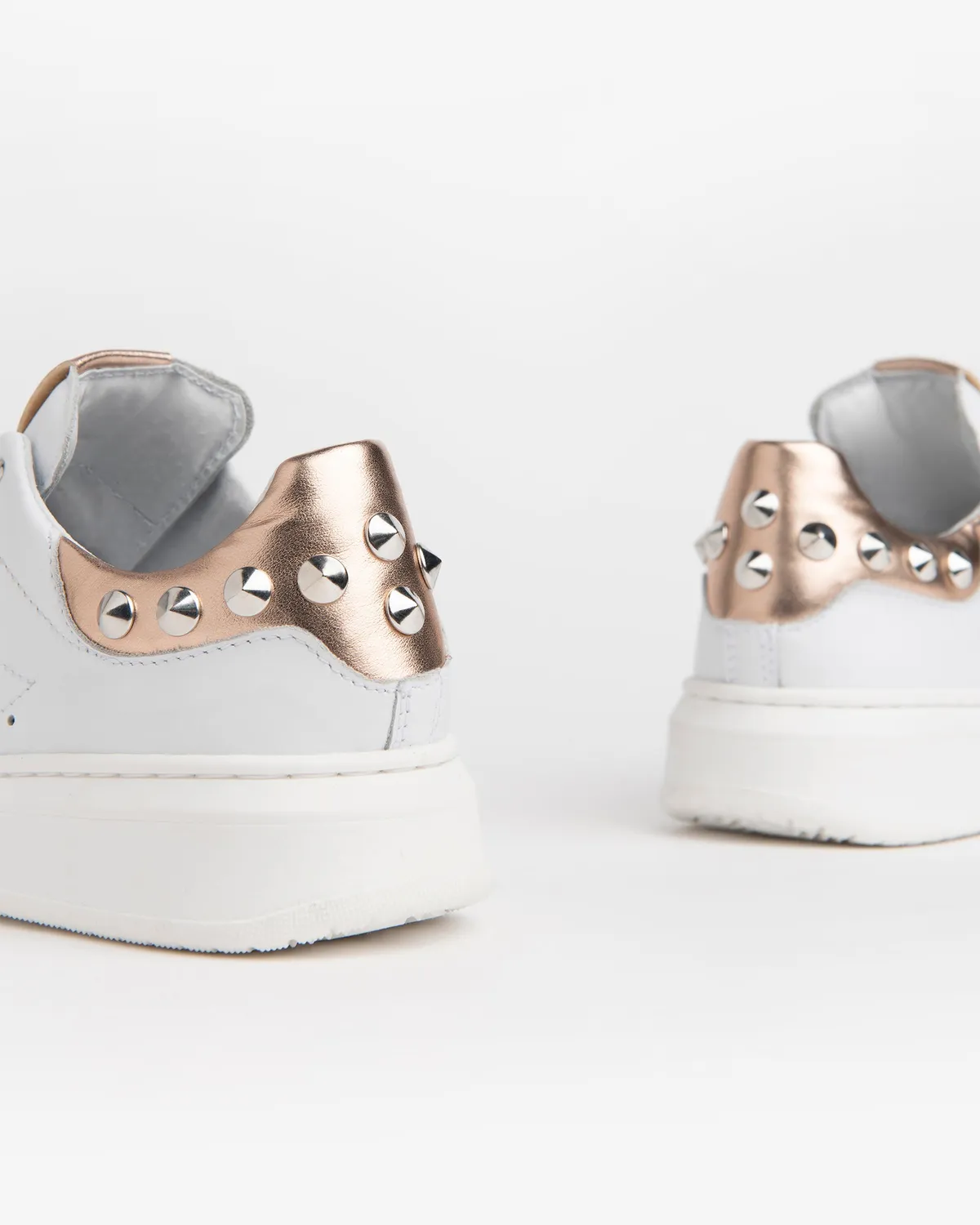 Sneakers NeroGiardini fete piele platforma usoara cu stea