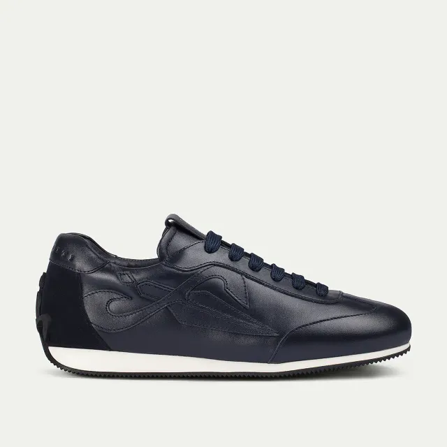 Cesare Paciotti Myron sneakers barbati bleumarin piele