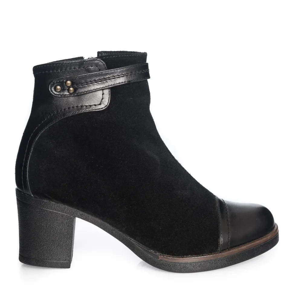 Catinca Shoes 80 NAB ghete dama negre piele naturala