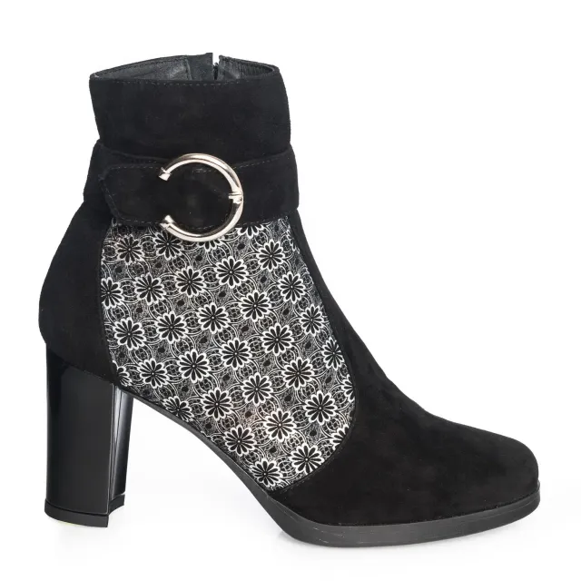 Catinca Shoes GX25 NAF ghete dama negre piele naturala