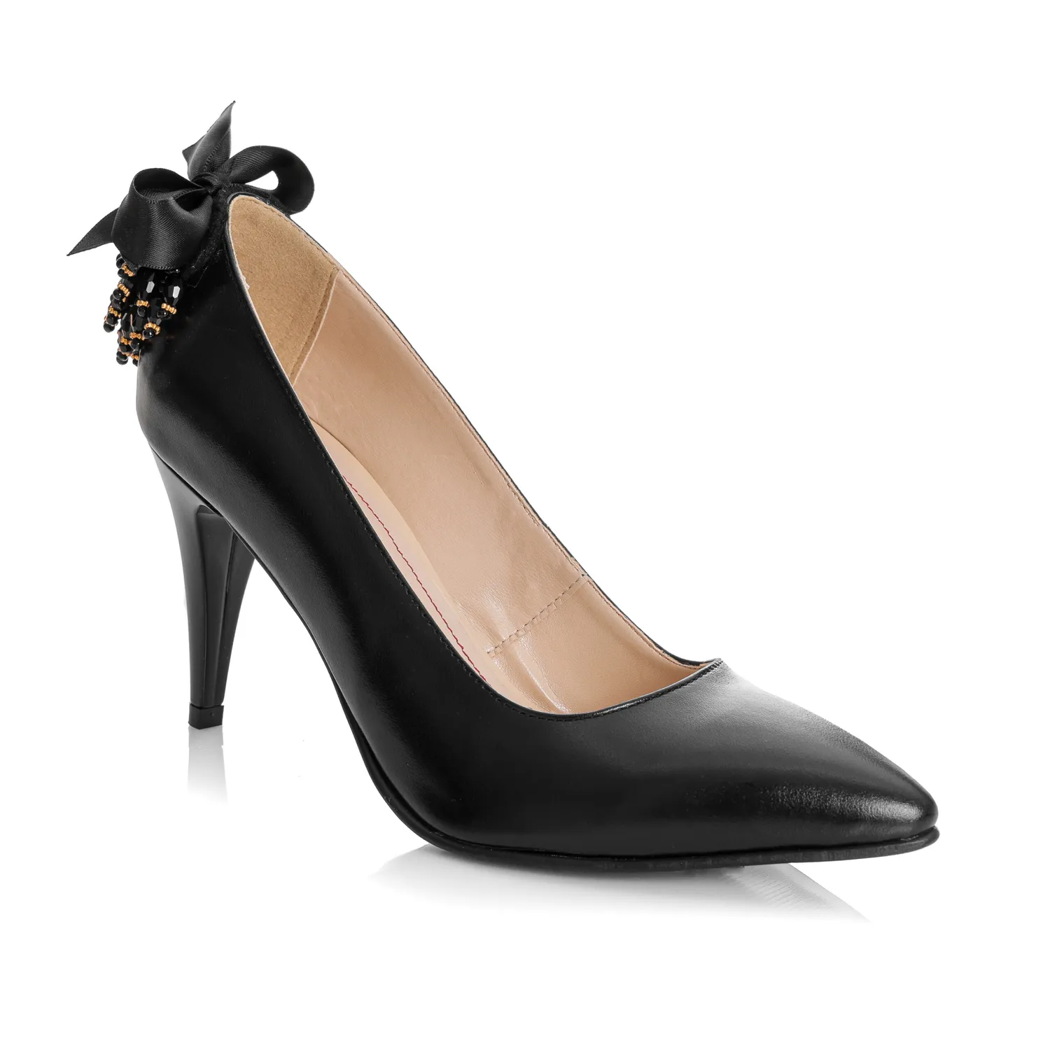 Catinca Shoes Negru Box A46 N pantofi piele naturala