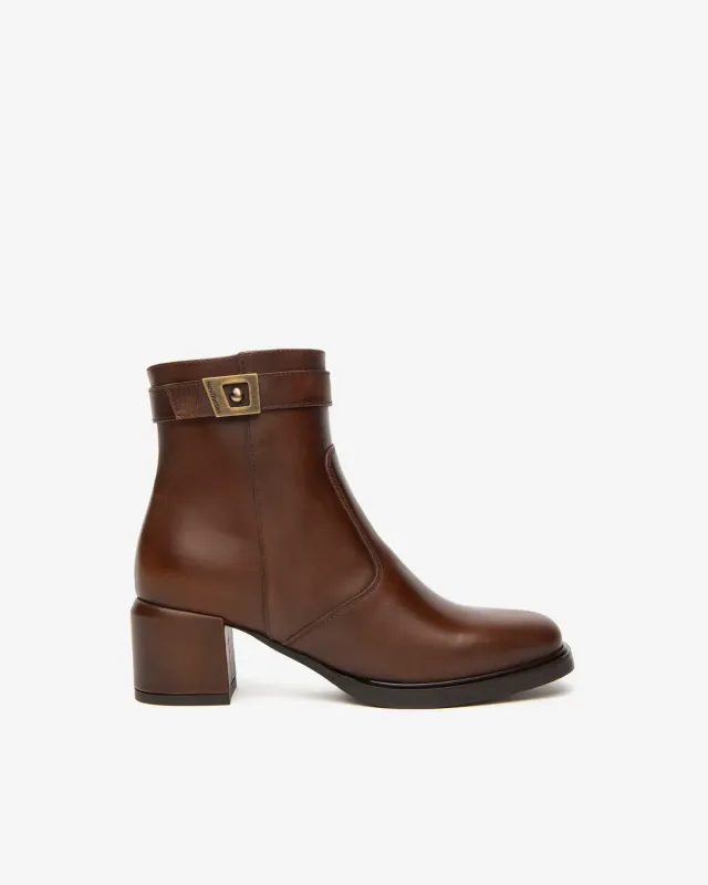 Botine damă piele NeroGiardini toamnă-iarnă