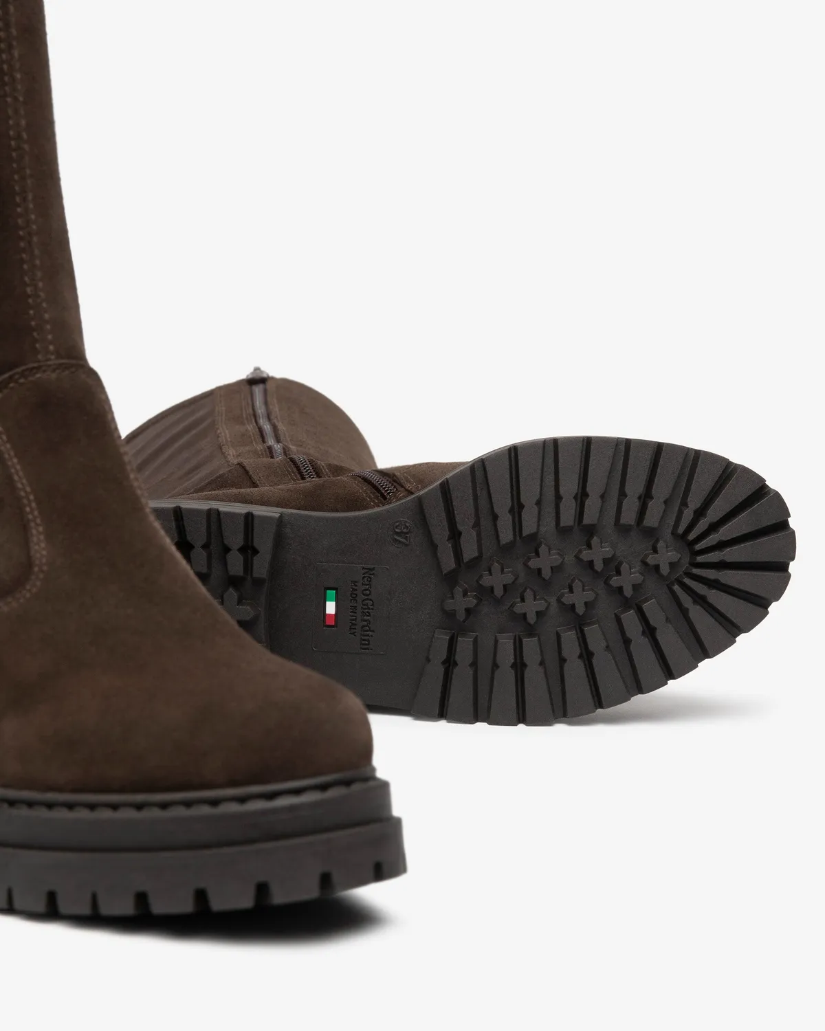 NeroGiardini cizme piele dama toc 40mm fermoar