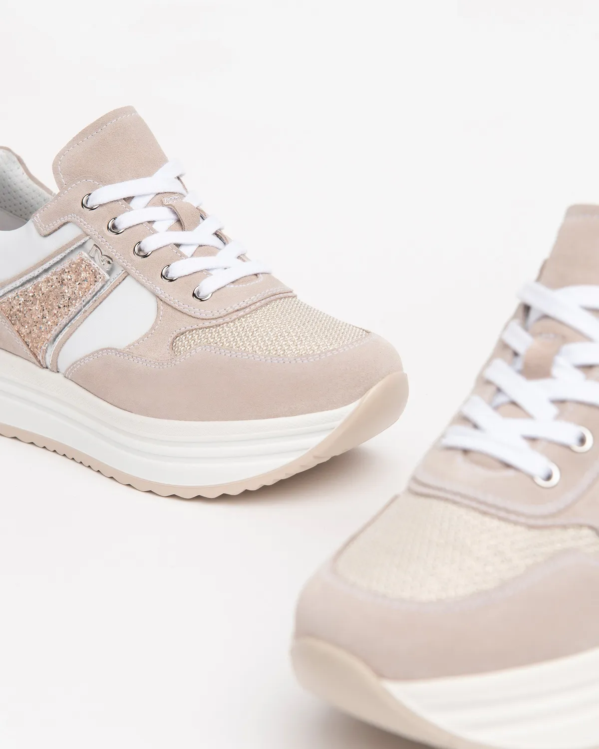 NeroGiardini sneakers dama piele si piele intoarsa