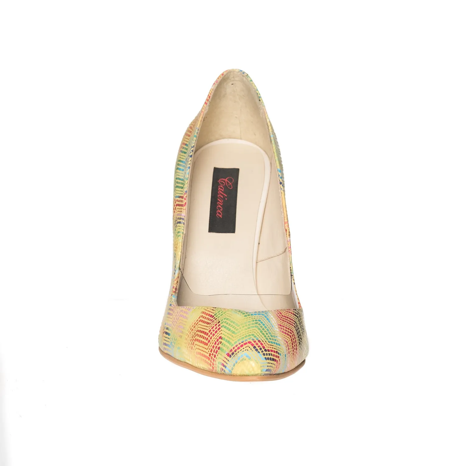 Catinca Shoes R12 M pantofi dama piele multicolori