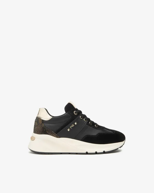 NeroGiardini sneakers dama piele intoarsa cu memory