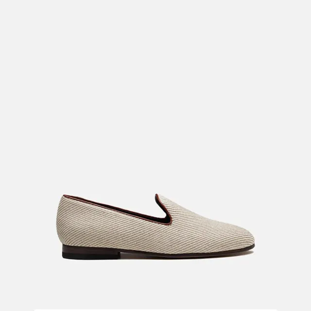 Cecilia Bringheli Positano pantofi bumbac carouri micro