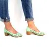 Catinca Shoes T13 VN pantofi piele perforati vernil