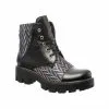Catinca Shoes BC20 NBZZ bocanci dama piele negru zig-zag