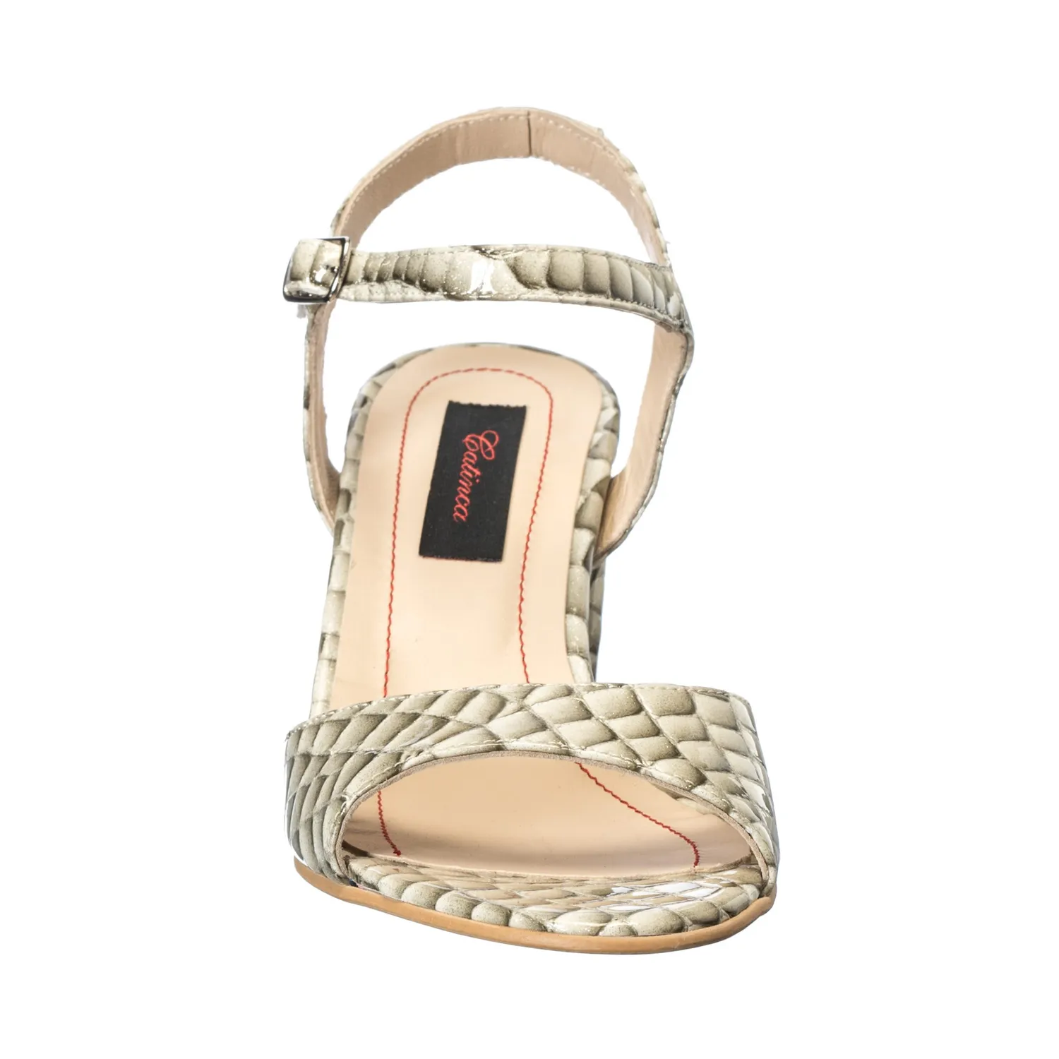 Catinca Shoes S15 GC sandale piele gri croco
