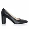 Catinca Shoes 163 NP pantofi dama piele negru puncte