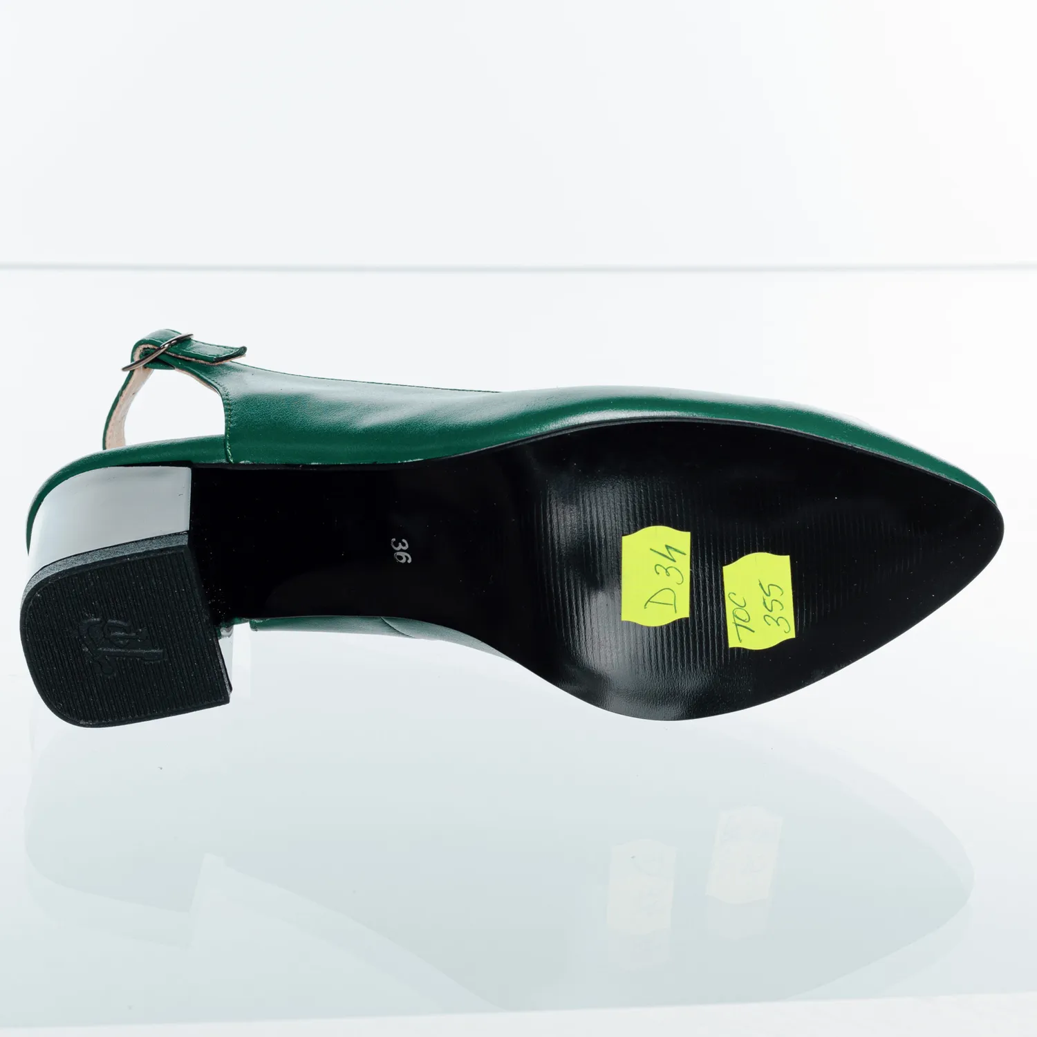 Catinca Shoes D34 VB sandale verzi piele naturala