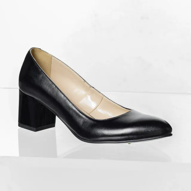 Catinca Shoes A2 NB pantofi negru piele naturala