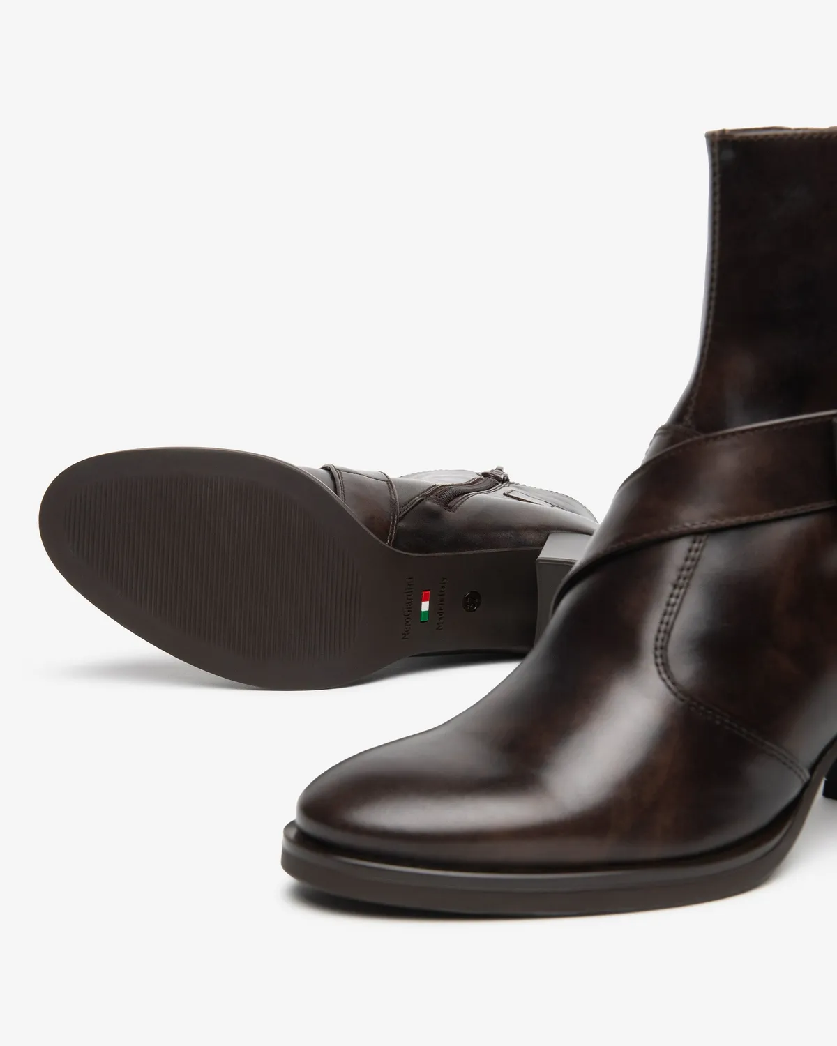 NeroGiardini botine dama piele toc 75