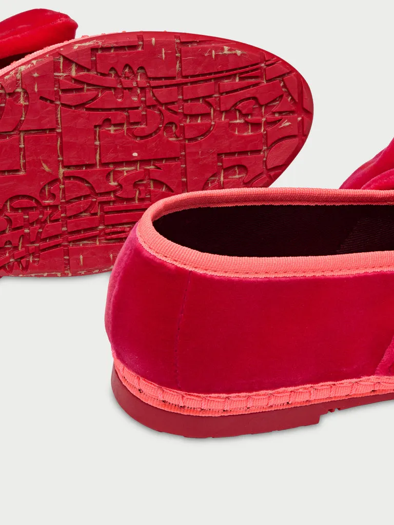 Flagelus Lady Lyra Pink slipper catifea fuchsia